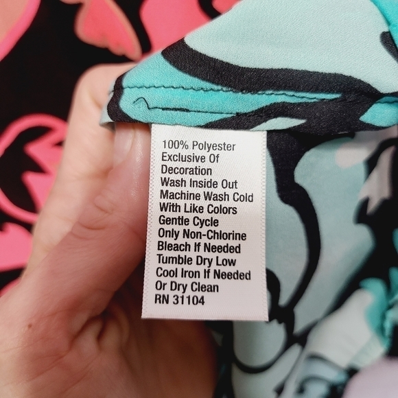 Kaari Blue Lace Bell Sleeve Blouse - Picture 7 of 8